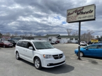 2015 Dodge Grand Caravan Crew, 153,000 km's, V6, automatic, air, cruise, heated leather seats, Bluetooth, USB, Blu-ray player with rear screen, power everything including sliding doors, accessibility chair with remote, sunroof, alloy wheels, new 2 year MVI and more. $17,995.00 Contact Greg at East Coast Wheels 1(506) 447-1212.