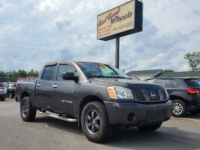 2007 Nissan Titan 5.6 4X4, 229,000 km's, automatic, air, cruise, CD player, AUX port, power windows and locks, alloy wheels, crew cab, power sliding rear window, inspected until November 2022 and more. $7,995.00 as traded special. Contact Greg at East Coast Wheels 1(506) 447-1212 or Robert at (506)476-5779.