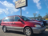 2005 Kia Sedona Van, 168,000 km's, V6, automatic, air, cruise, CD player, power windows and locks, key-less entry, removable third row seats, great shape, being sold as is, $4,995.95. Contact Greg at East Coast Wheels 1(506) 447-1212.