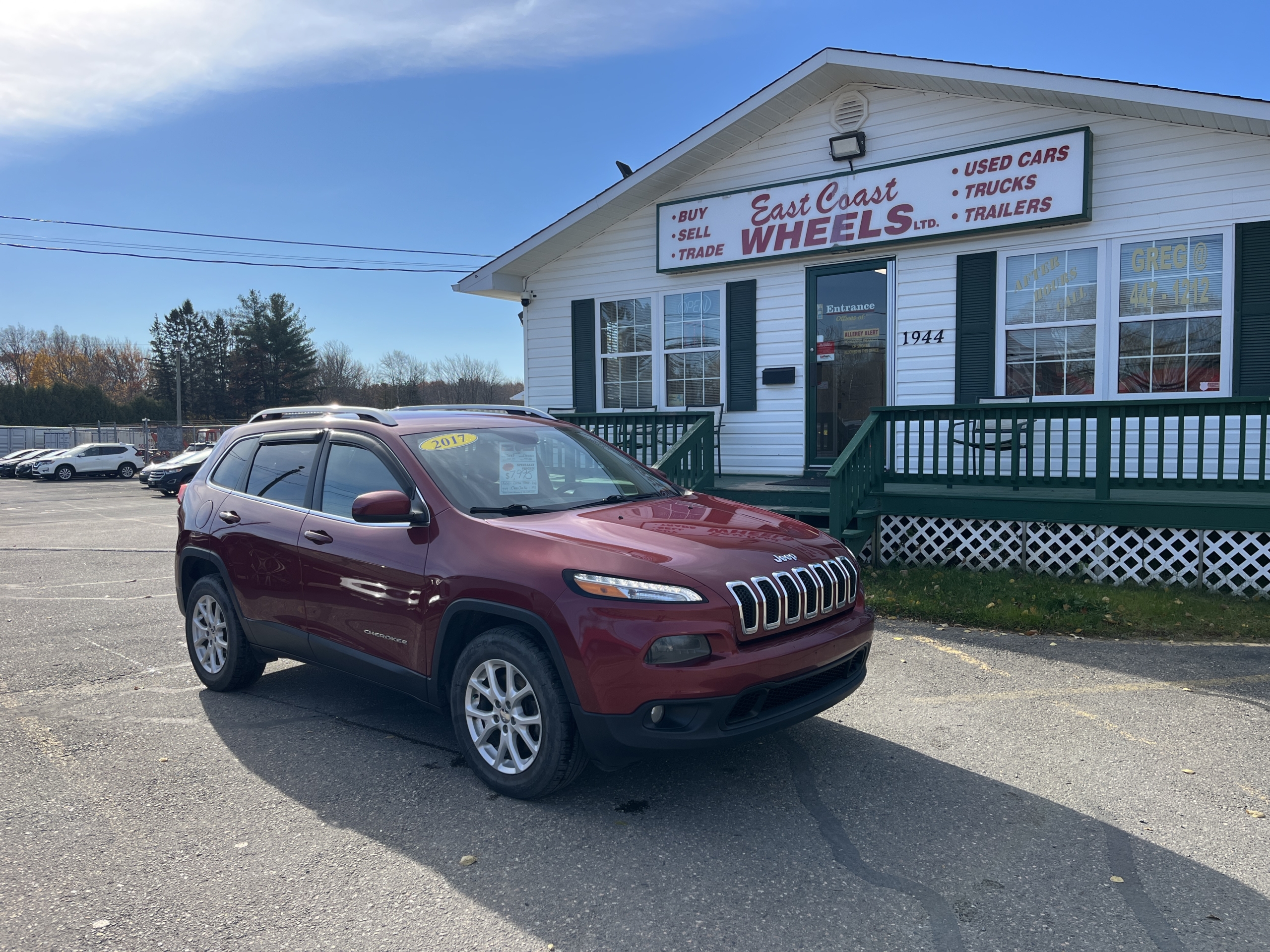 Windows Wheel Price 2017 JEEP CHEROKEE NORTH ** FRESH MVI ** | East Coast Wheels- 1944 ...